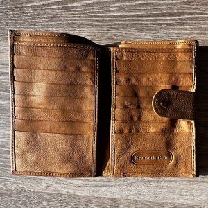 Kenneth Cole Woman's Organizer Wallet - Brown Leather